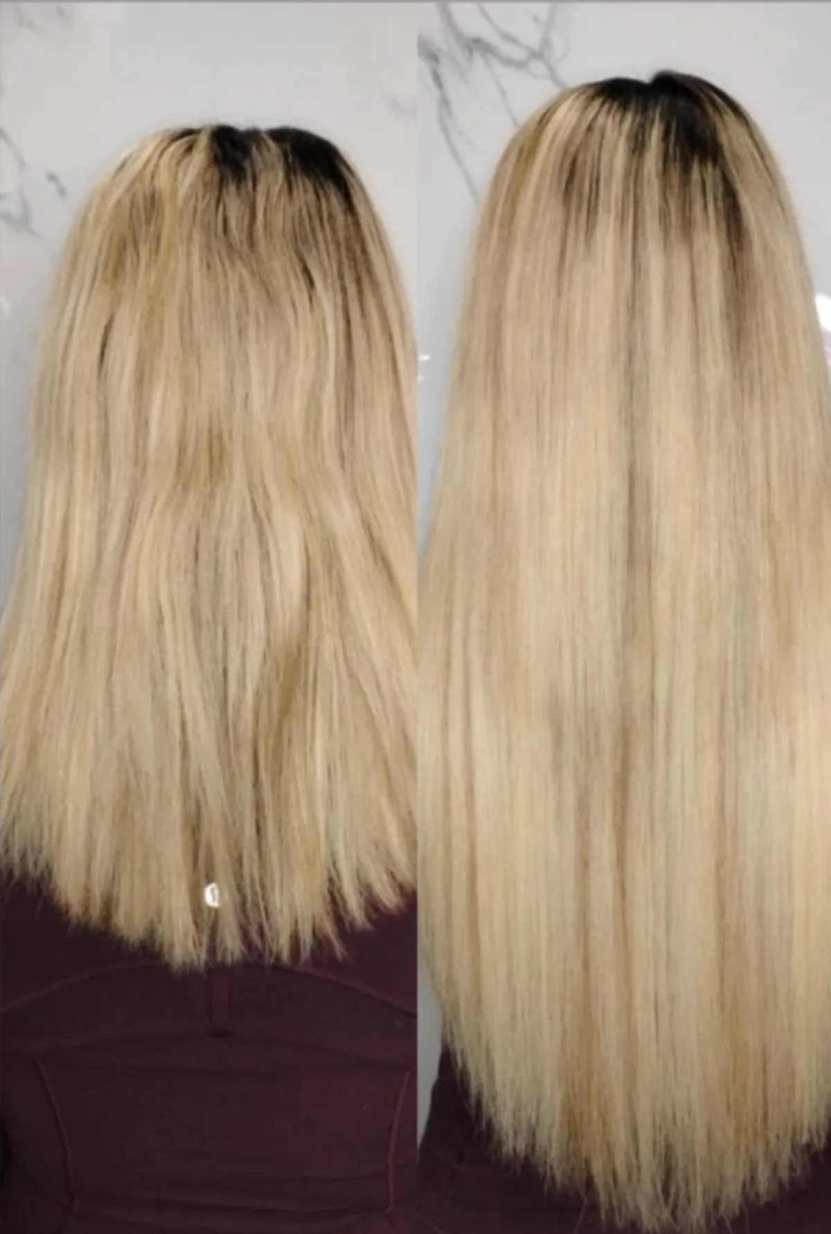 Blond detail duplicated